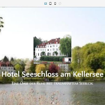 See Schlosshotel Am Kellersee Eutin Kültér fotó